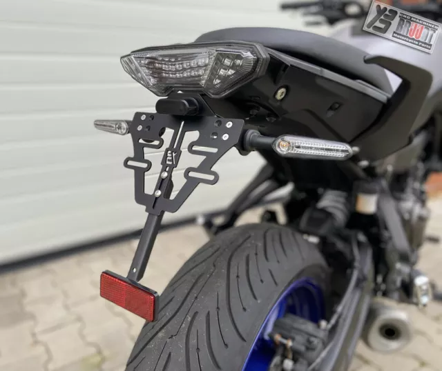 BRUUDT Kennzeichenhalter Tail tidy für Yamaha MT07 MT-07 Tracer 7 ab bj2020