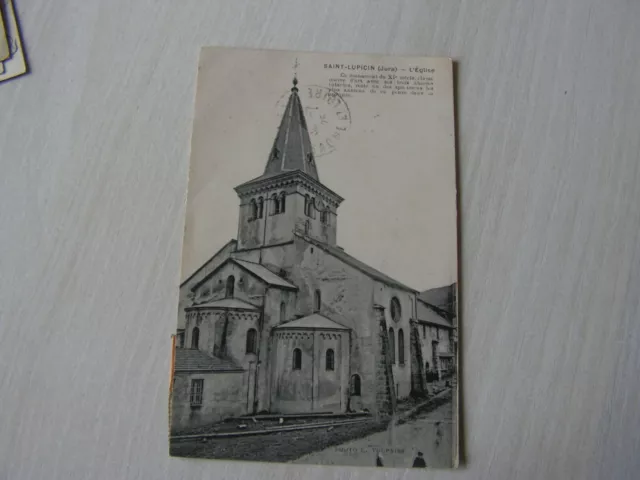 carte  postale    saint  lupicin ( jura )  l'eglise   ( ref46 S )