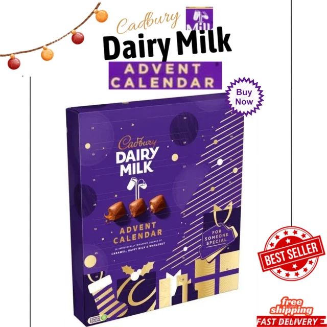 CADBURY DAIRY MILK Chunk Advent Calendar Christmas Fun Kids Gift 258G £