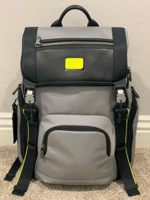 TUMI Alpha Bravo 'Lark' Grey Nylon Backpack - 232651GBL
