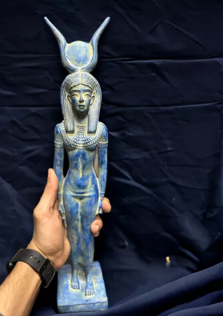 ANCIENT EGYPTIAN ANTIQUES Hathor Statue Goddess of Sensuality Pharaonic Rare BC