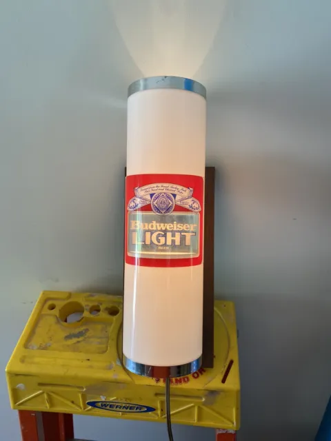 Vintage Bud Light Beer Wall Sconce Budweiser Light