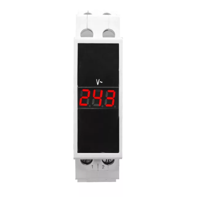 Praktisch Digital Voltmeter Weiß Doppelschnalle -Design Hochleistungskomponenten