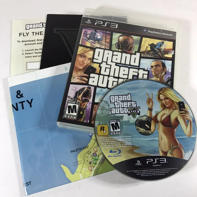 GRAND THEFT AUTO V GTA 5 PlayStation 3 PS3 COMPLETE W MANUAL MAP TESTED 13 97 PicClick grand-theft-auto-v-gta-5-playstation-3-ps3-complete-w-manual-map-tested-13-97-picclick