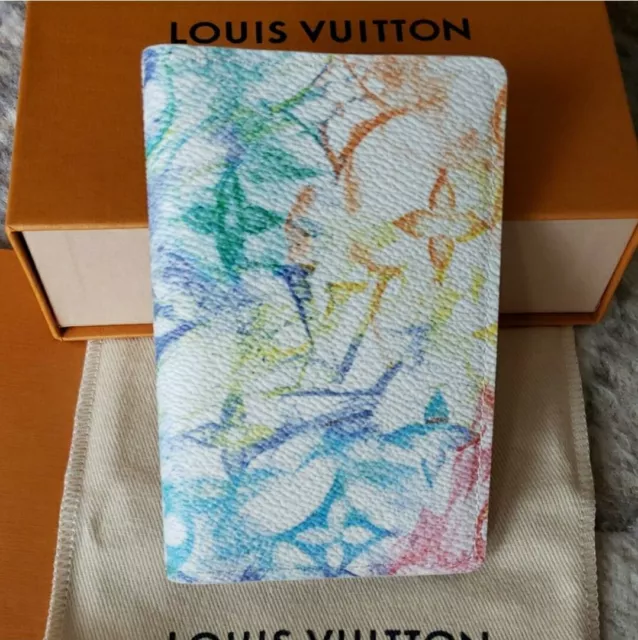 LOUIS VUITTON LV Block Pouch Wallet Monogram Pastel Colors M57277