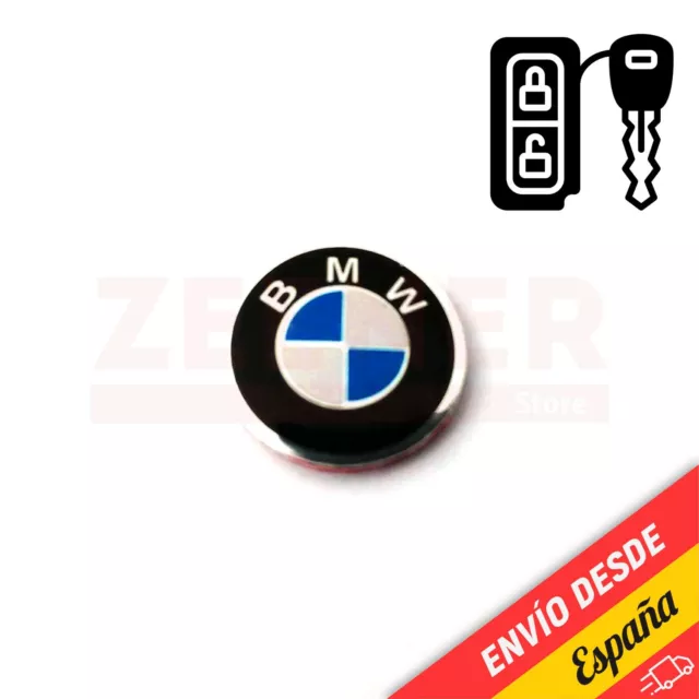 BMW - Emblema Logo Pegatina para llave mando de coche - 11 mm - 11mm