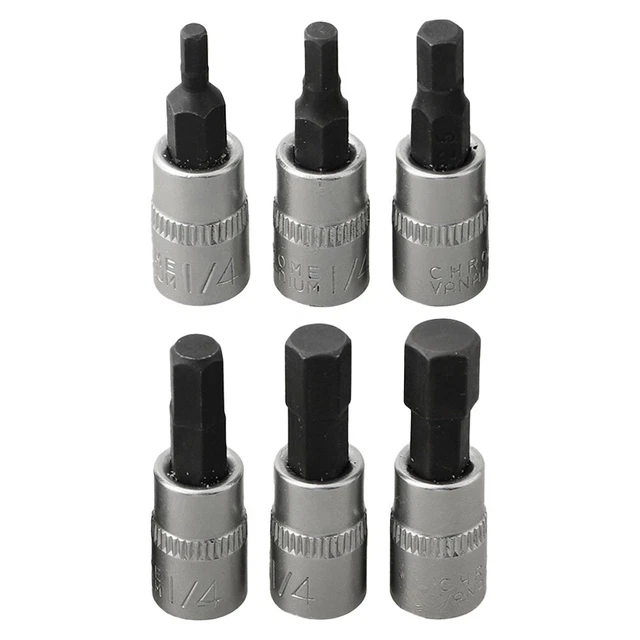 Prese Esagonali Halfords Advanced 1/4 Di Pollice, Set Misure 3-8 Mm. Garanzia A Vita.
