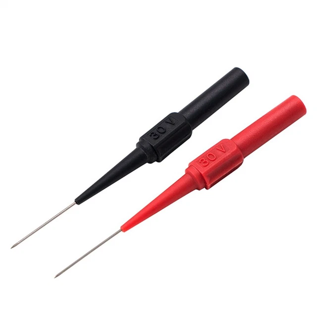 Sonda di prova sonda di punta manutenzione automatica strumenti diagnostici multimetro rosso/sch