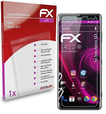 atFoliX Verre film protecteur pour Sony Xperia XZ3 9H Hybride-Verre
