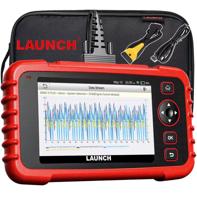 Launch CRP123X Valise Diagnostic Auto Multimarque 2024 scanners OBD2 Français