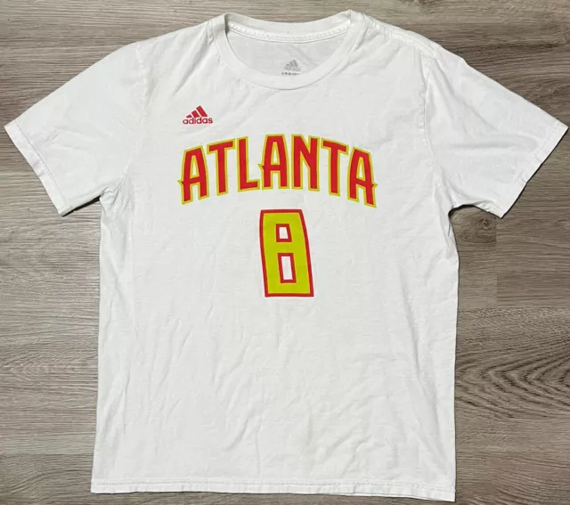 Atlanta Hawks Adidas Dwight Howard Tshirt Youth Large L 14/16 white