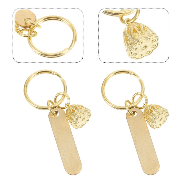 Car Key Chain Brass Craft Keychain Decoration Pendant Cell Phone