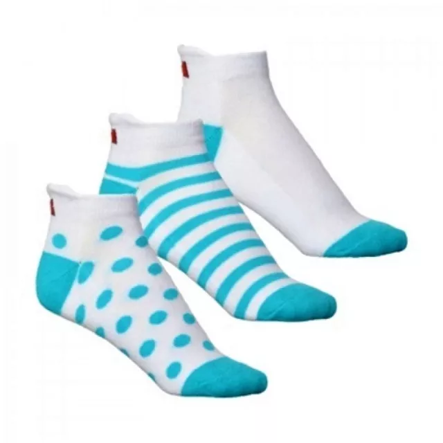 Womens Golf Socks-Ideal For Golf, Tennis & Sports-3 Pack 3 Designs- Wow 25% Off!