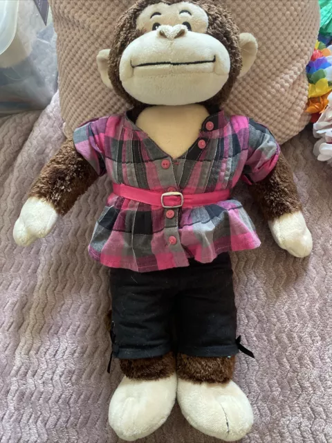 Build A Bear Monkey Soft Toy Plush Approx 18 “