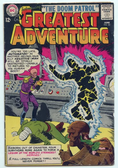 My Greatest Adventure #80 DC Silver Age Comic 1963 VG 4.0 1st App Doom Patrol