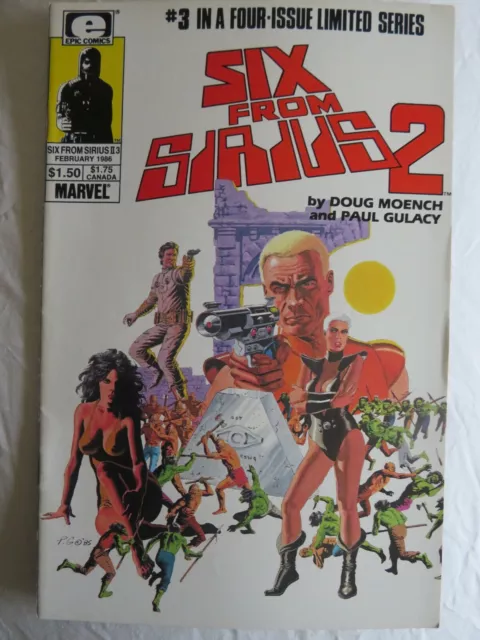 Six from Sirius 2 Epic Comics/Marvel Vol 1, No 3 From 1986