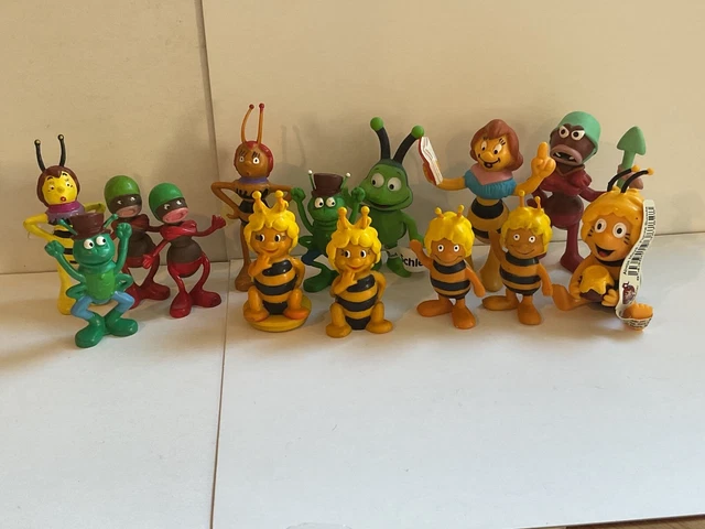 DIE BIENE MAJA Schleich Heimo Bully .. TV Kult Auswahl Figur Willi,Flip ...