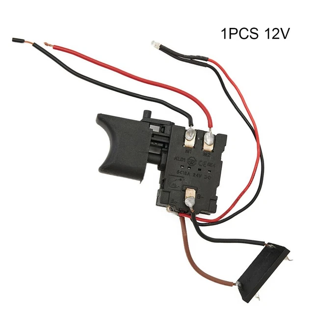 Interruttore 12 V trapano ricaricabile interruttore positivo e negativo alta qualità