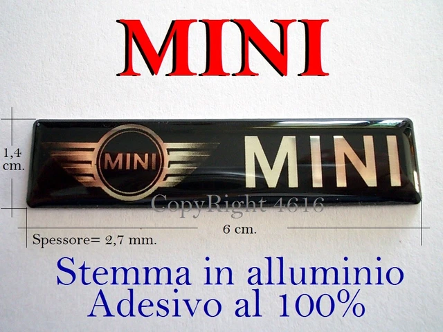 Emblema S Per Mini Cooper - Stemma Per Griglia Anteriore E Bagagliaio, Colore Rosso Cromato - Foto 5