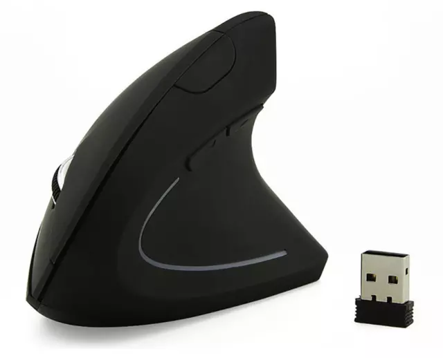 Souris Ergonomique Verticales PC Optique USB Sans Fil 2.4GHz confort ordinateur