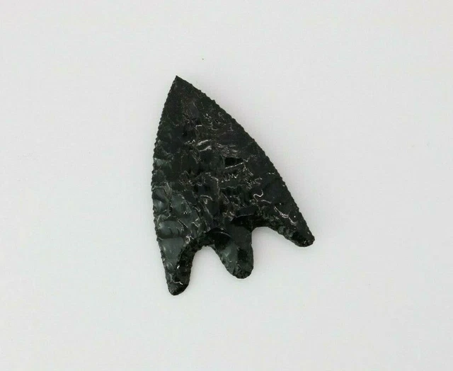 TED ORCUTT NORTHWEST COAST OBSIDIAN FLINT EXOTIC POINT - RARE - CIRCA 1900's