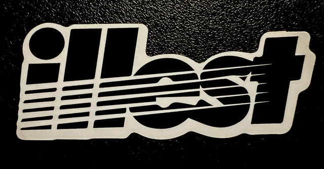 Illest sticker Glossy Finish Approx Size: 2-7/8”X 1-1/8” Self Adhesive