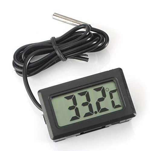 ARCELI Digital LCD Thermomètre Moniteur de Température avec Sonde Externe pou...