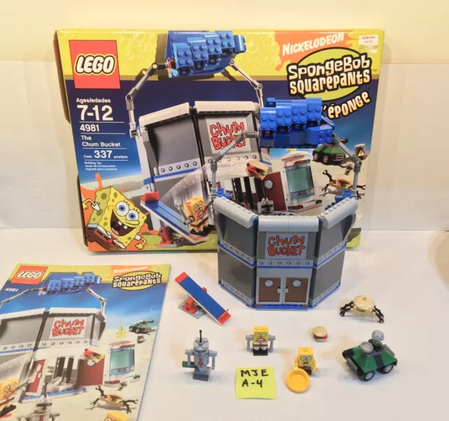 LEGO SPONGEBOB SQUAREPANTS Chum Bucket 4981 Complete w Instruction