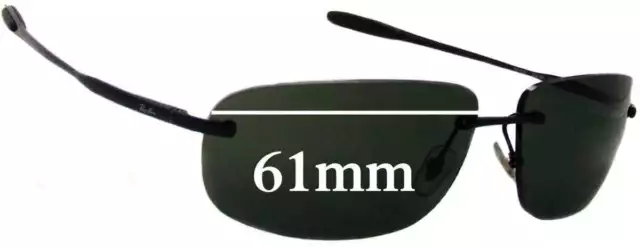 SFx Replacement Sunglass Lenses fits Ray Ban RB3391 - 61mm Wide