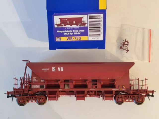 REE Modeles WB-750 Tremie Ballast VB Type I Uas SNCF HO Ep. IV