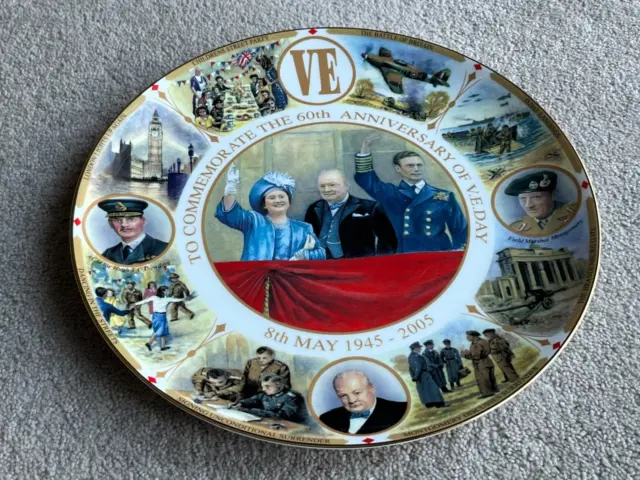 To Commemorate the 60th Anniversary of VE Day Peter Jones Collectors Plate