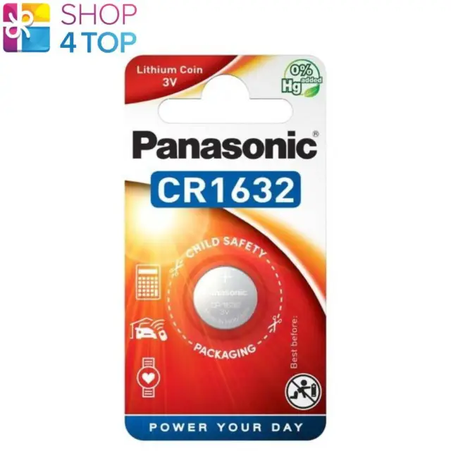 Panasonic Lithium Power Cr1632 Batteries 3V Dl1632 Br1632 Exp 2028 New