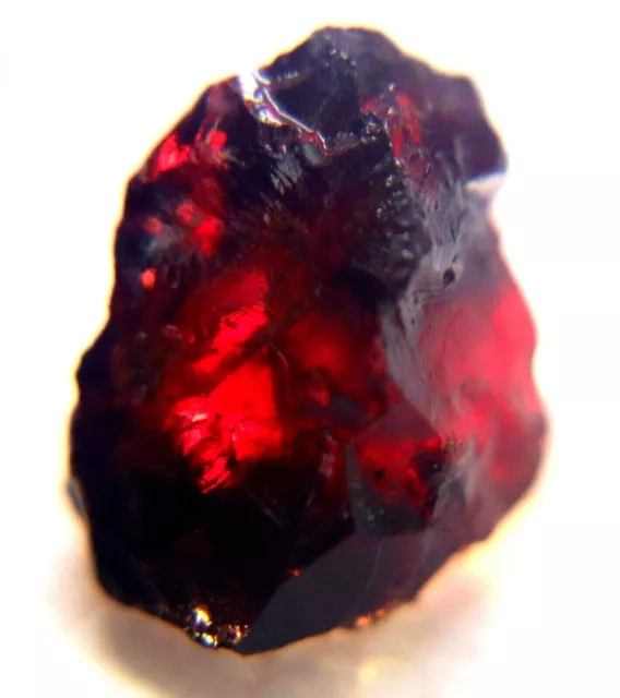 18.35 CT Natürlich Hessonit Blutrot Granat Zertifiziert Specimen Mineral Grobem