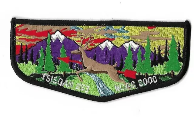 OA 253 Tsisqan 2000 NOAC BSA Flap BLACK Bdr.