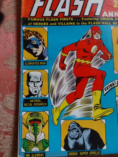 Giant Flash Annual. No.1. 1963, Fn. Silver Age Dc Comic. 2