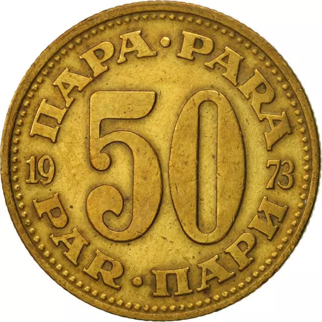 Yugoslav Coin 50 Para | Flame | Stars | Yugoslavia | 1965 - 1981