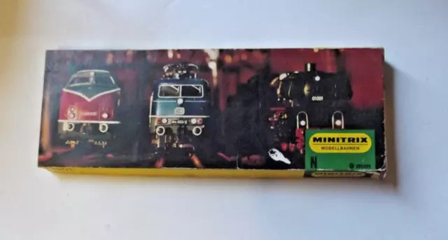 Rare Early Minitrix Modellbahnen train set complete boxed n gauge vgc