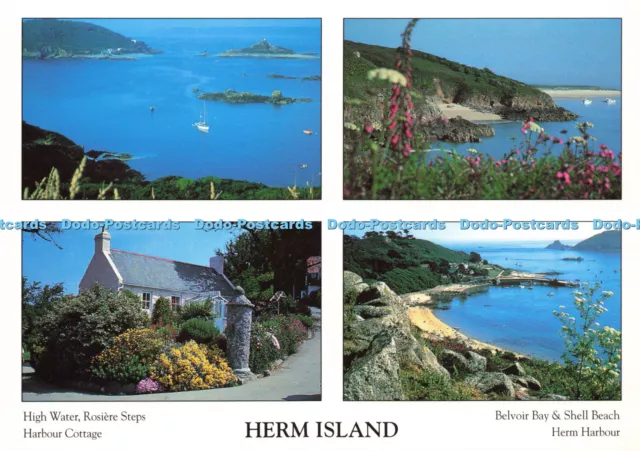 D148529 Herm Island. Harbour Cottage. Jarrold. Multi View