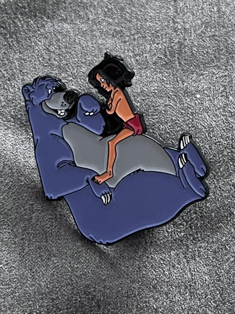 DISNEY'S THE JUNGLE Book Baloo The Bear Mowgli Metal Enamel Lapel Pin ...
