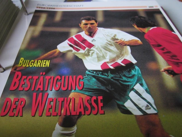FUSSBALL 10 EUROPAMEISTERSCHAFT 19941996 Bulgarien Weltklasse EUR 3,99