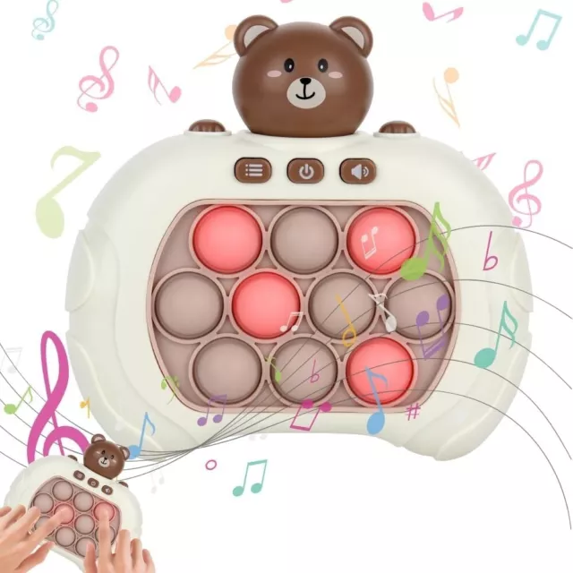 Gioco Pop It elettronico giocattolo anti stress musicale per bambini regalo