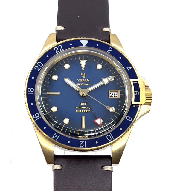 yema superman gmt bronze blue