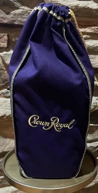Crown Royal Purple 1.75L Drawstring Bag - New