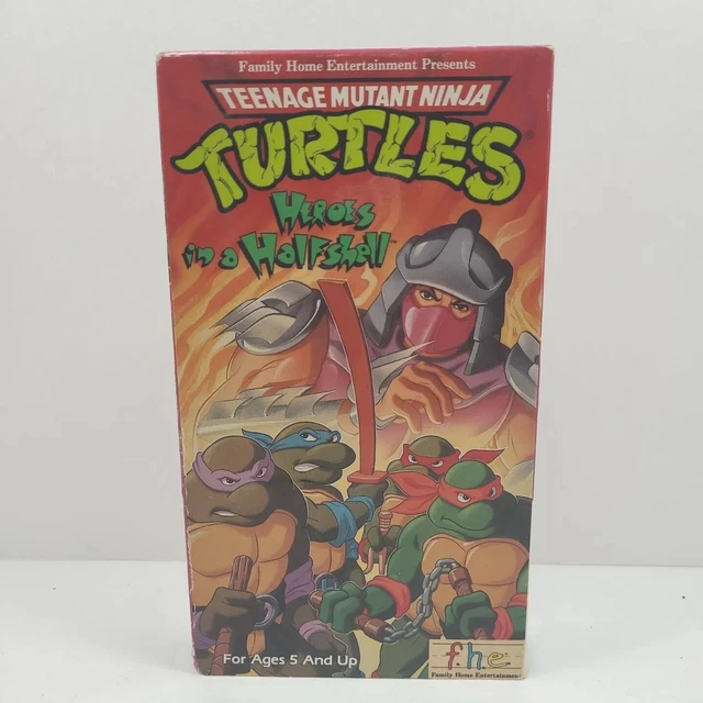 TMNT HEROES IN a Half Shell (VHS, 1985) No cover $5.89 - PicClick CA