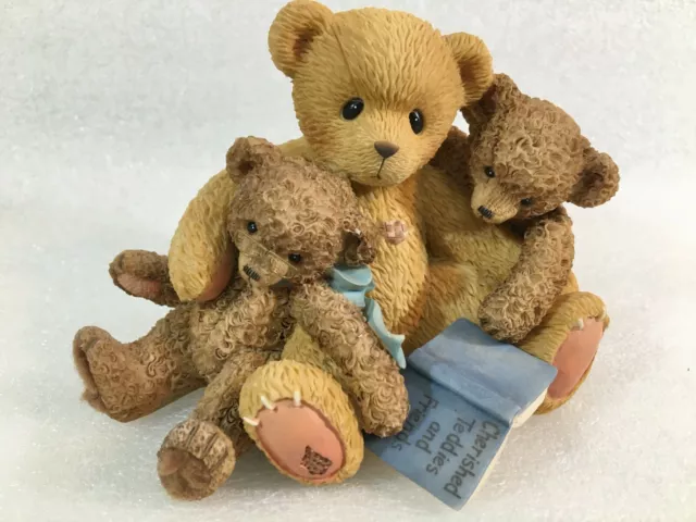 Cherished Teddies CALEB & FRIENDS 1999 #661996 "When One Lacks Vision, Another