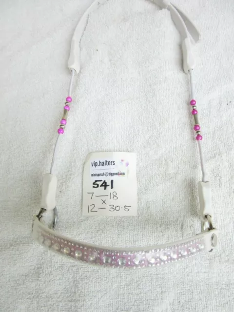 *** vip 604 *** Miniature/Mini Horse/Pony Show Halter  - MEDIUM size*