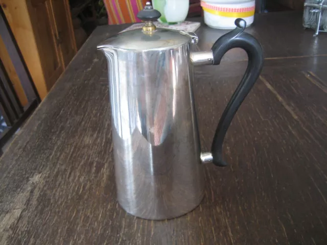 Hotelsilber Teekanne Kaffeekanne Silberkanne Hot Water Pot silber pl England
