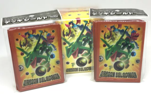 Pokemon RAYQUAZA Dragon Selection Sleeves 64p Set Shield Hüllen Deck Box Case Jp