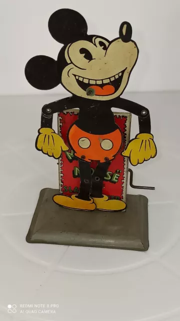 TOP RAR! Walt Disney, Mickey Mouse Slate Dancer. Registered No.508041 Germany