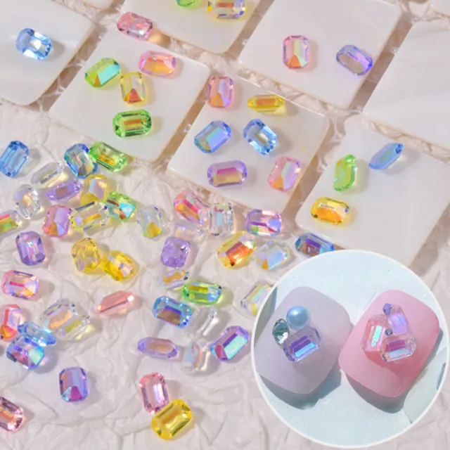 XMAX 3D Mixed Nail Art Rhinestones Crystal Gems Jewelry AB Shiny Stones  Decor UK